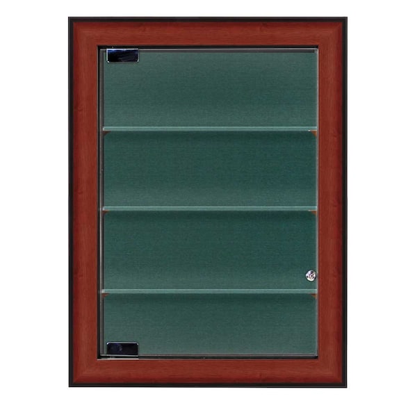 Indoor Enclosed Combo Board, 72"x36", Bronze Frame/Burgundy & Rubber